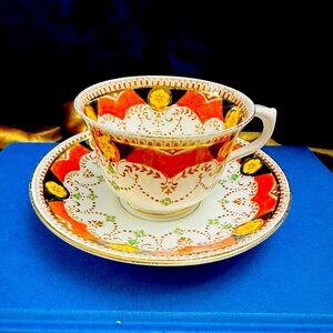 SUPERIOR BELL CHINA Bone China Teacup and Saucer